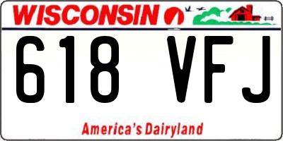 WI license plate 618VFJ