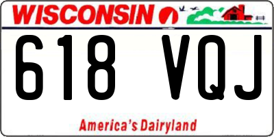 WI license plate 618VQJ