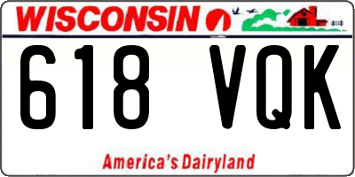 WI license plate 618VQK