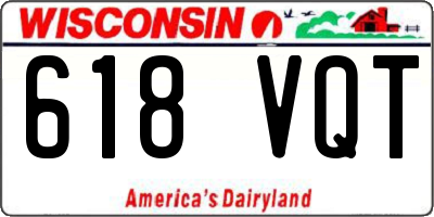 WI license plate 618VQT