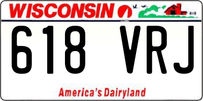 WI license plate 618VRJ