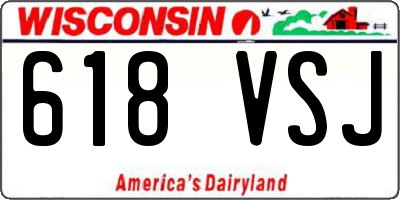 WI license plate 618VSJ
