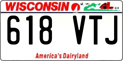 WI license plate 618VTJ