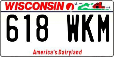 WI license plate 618WKM