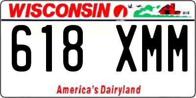 WI license plate 618XMM