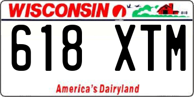 WI license plate 618XTM