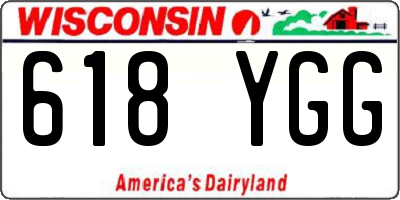 WI license plate 618YGG