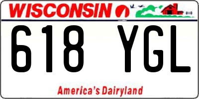WI license plate 618YGL