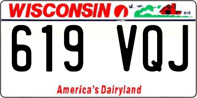 WI license plate 619VQJ