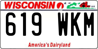 WI license plate 619WKM