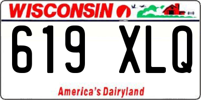 WI license plate 619XLQ