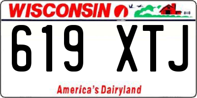 WI license plate 619XTJ
