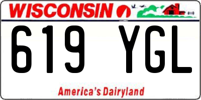 WI license plate 619YGL
