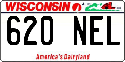 WI license plate 620NEL