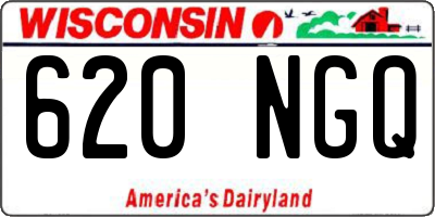 WI license plate 620NGQ