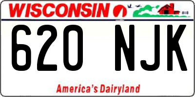 WI license plate 620NJK