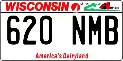 WI license plate 620NMB