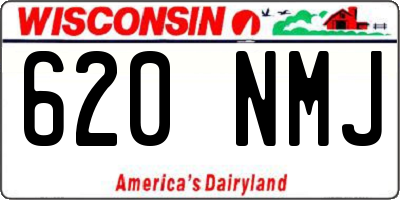 WI license plate 620NMJ