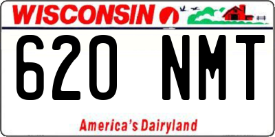 WI license plate 620NMT
