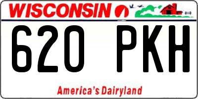 WI license plate 620PKH