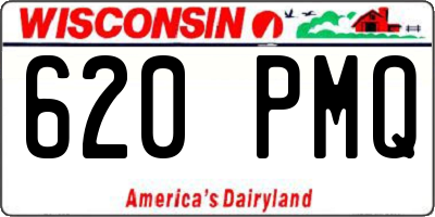 WI license plate 620PMQ