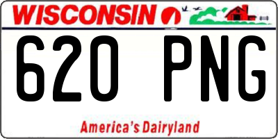 WI license plate 620PNG