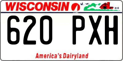WI license plate 620PXH