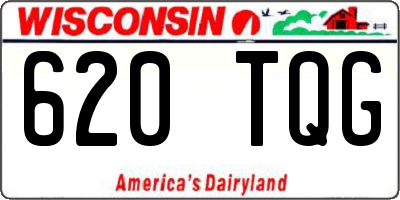 WI license plate 620TQG