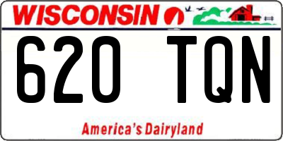 WI license plate 620TQN