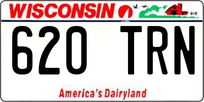 WI license plate 620TRN