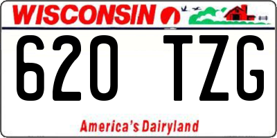 WI license plate 620TZG
