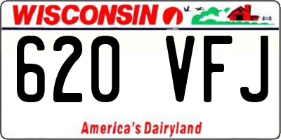 WI license plate 620VFJ
