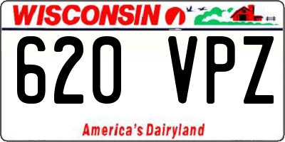 WI license plate 620VPZ