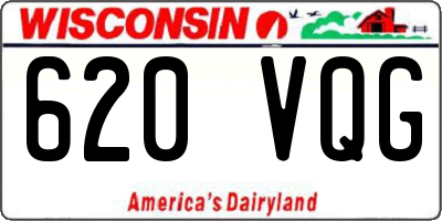 WI license plate 620VQG