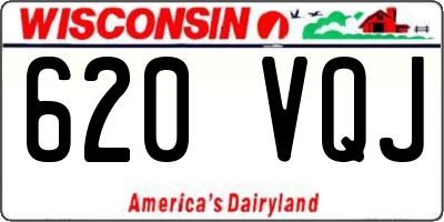 WI license plate 620VQJ