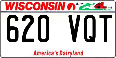 WI license plate 620VQT