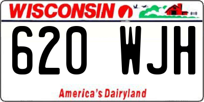 WI license plate 620WJH