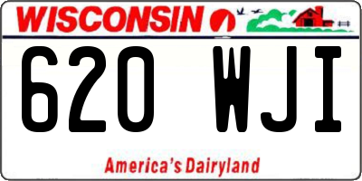 WI license plate 620WJI