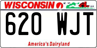 WI license plate 620WJT