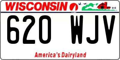 WI license plate 620WJV