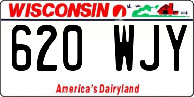 WI license plate 620WJY