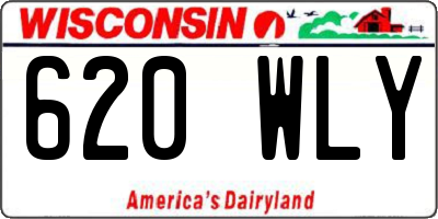 WI license plate 620WLY