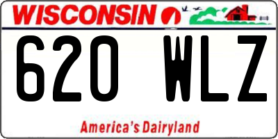WI license plate 620WLZ
