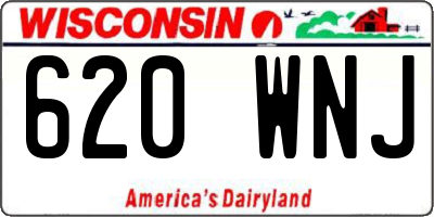 WI license plate 620WNJ