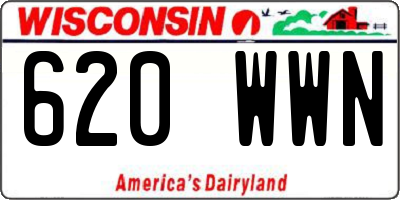 WI license plate 620WWN