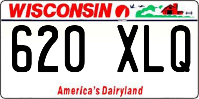 WI license plate 620XLQ