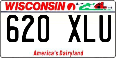 WI license plate 620XLU