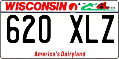 WI license plate 620XLZ