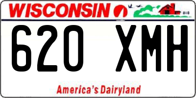 WI license plate 620XMH