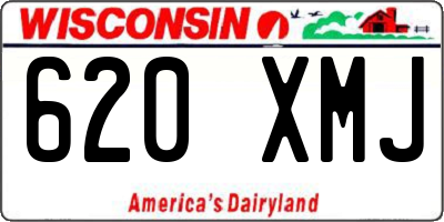 WI license plate 620XMJ